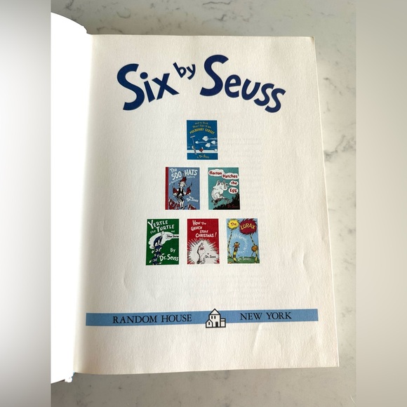 SIX BY SEUSS Classics. 500 Hats, Horton, Yertle, Grinch, and the Lorax - Picture 2 of 6